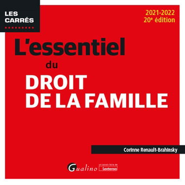 L'essentiel du droit de la famille : 2021-2022