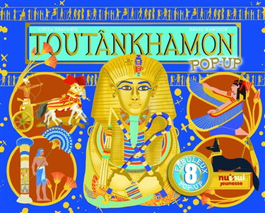 Couverture de Toutankhamon : pop-up : 8 fabuleux pop-up