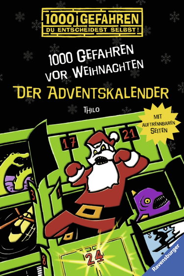Couverture de Der Adventskalender - 1000 Gefahren vor Weihnachten: Mit auftrennbaren Seiten