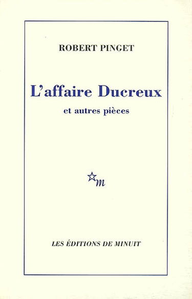 L'affaire Ducreux. De rien. Nuit