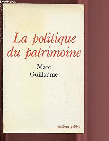 Couverture de La Politique du patrimoine
