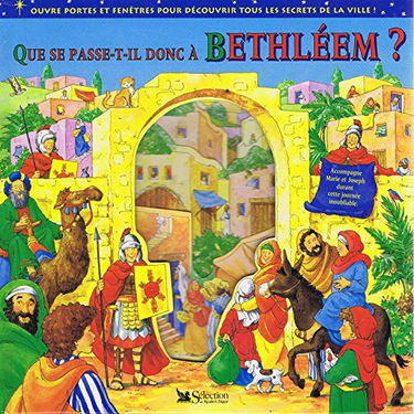 Que se passe-t-il donc à Bethléem ?: Ouvre portes et fenêtres pour découvrir tous les secrets de la ville !, accompagne Marie et Joseph durant cette journée inoubliable