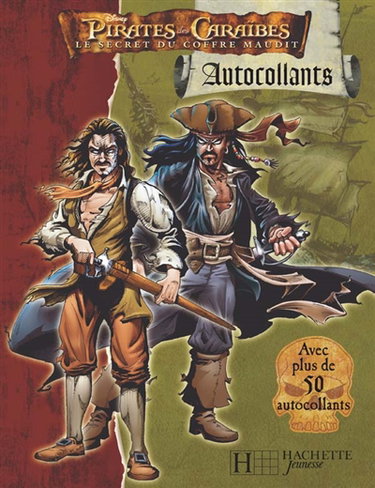Couverture de Pirates des Caraïbes 2, Le secret du coffre maudit : autocollants par Walt Disney company