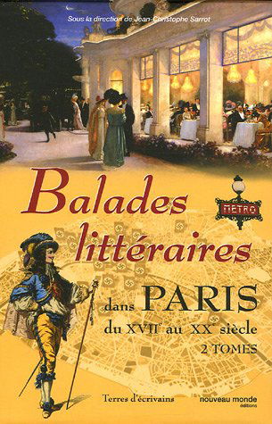 COFFRET BALADES LITTERAIRES DANS PARIS 2 VOLUMES