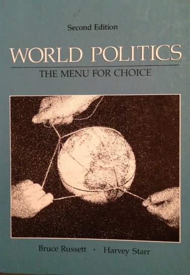 Couverture de World Politics: The Menu for Choice