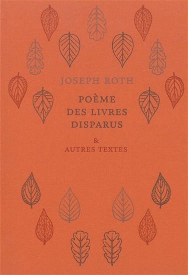 Poème des livres disparus : & autres textes