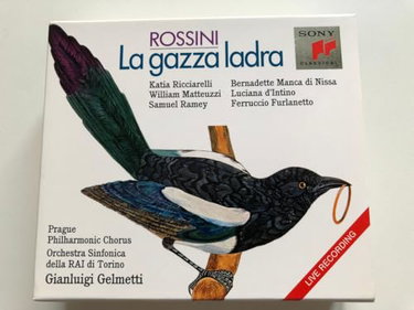 Couverture de Rossini : La gazza ladra (La pie voleuse) [Rossini Opera Festival in Pesaro 1989]