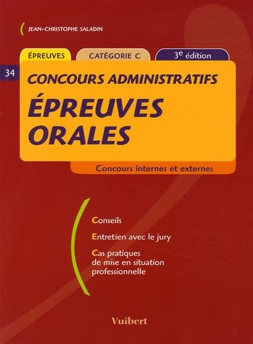 Epreuves orales: Concours administratifs catégorie C