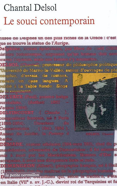 Le souci contemporain