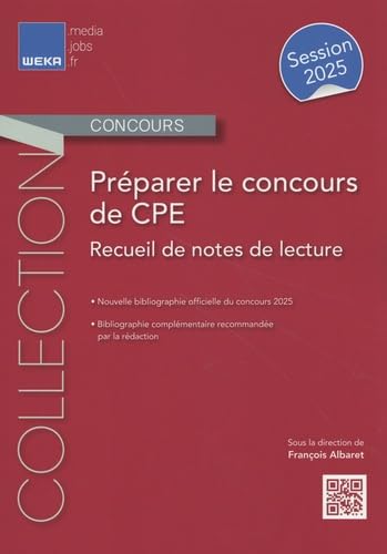 Préparer le concours de CPE: Recueil de notes de lecture