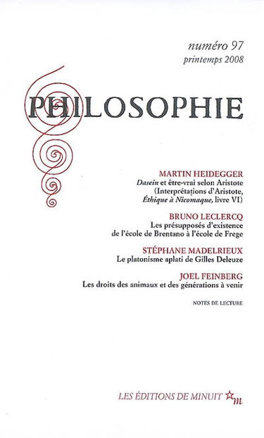 Philosophie, n° 97