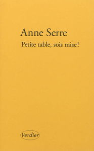 Petite table, sois mise !