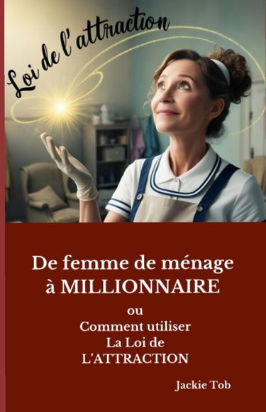 Couverture de DE FEMME DE MENAGE À MILLIONNAIRE: Comment j'ai utilisé la Loi de l'Attraction