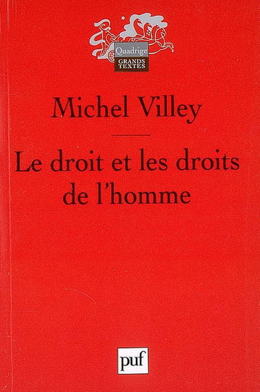 Le droit et les droits de l'homme