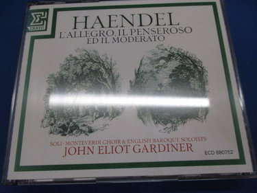 Couverture de Haendel : L'Allegro, il Penseroso ed il Moderato