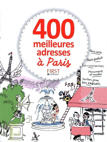 Couverture de 400 meilleures adresses à Paris