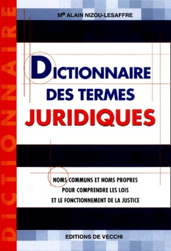 Dictionnaire Des Termes Juridiques