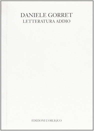 Couverture de Letteratura addio