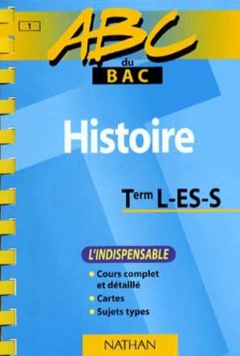 Histoire, terminale L, ES, S