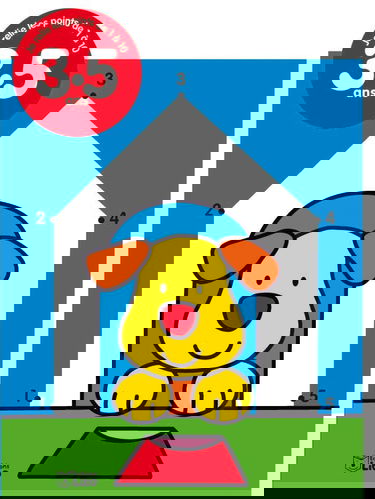 Je relie les points de 1 à 10 : 3-5 ans