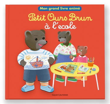 Petit Ours Brun à l'école : mon grand livre animé
