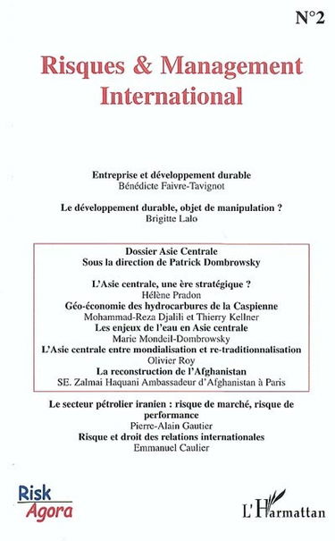 Risques & management international, n° 2 (2003). Asie centrale