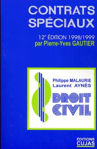 Les Contrats Speciaux. 12eme Edition