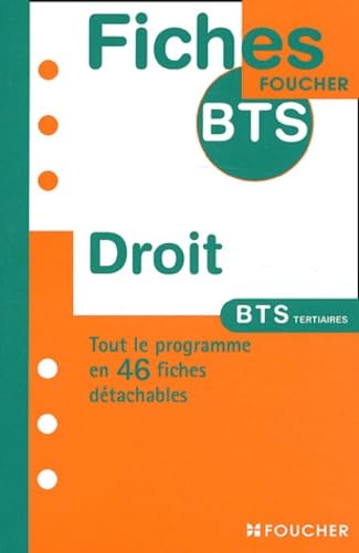 Fiches BTS Foucher : Droit, BTS