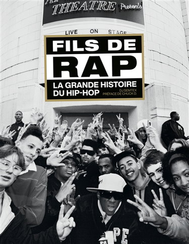 Couverture de Fils de rap : la grande histoire du hip-hop