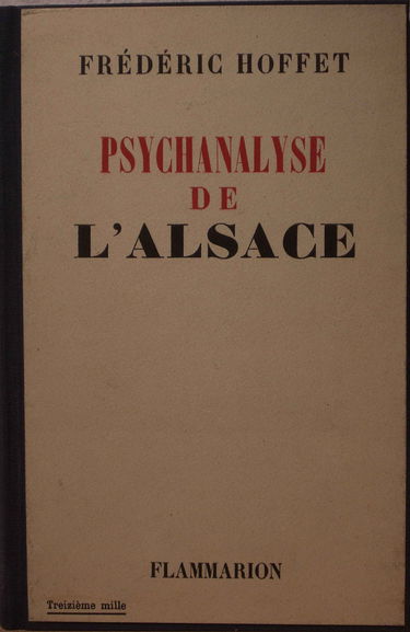Psychanalyse de l'Alsace