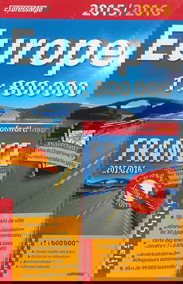 Europe : atlas routier 2015/2016