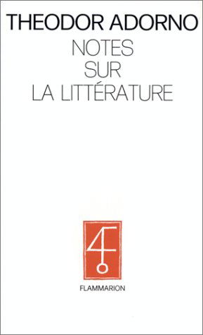 Notes sur la littérature