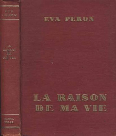 Couverture de Eva Perón. La Raison de ma vie