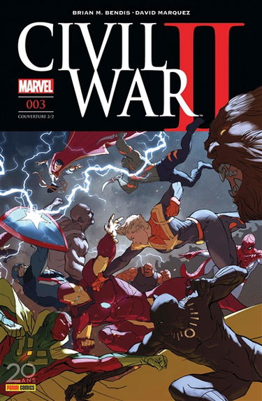 Civil war II, n° 3. Couverture 2
