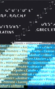 Guide de poche des auteurs grecs et latins