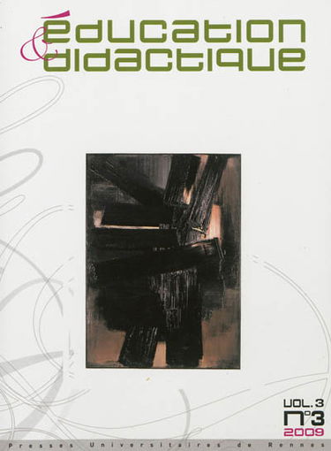 Education & didactique, n° 3-3 (2009)