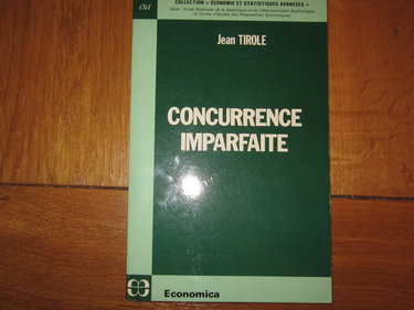 Couverture de Concurrence imparfaite