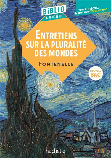 Couverture de Entretiens sur la pluralité des mondes : texte intégral + dossier objectif bac : nouveau bac