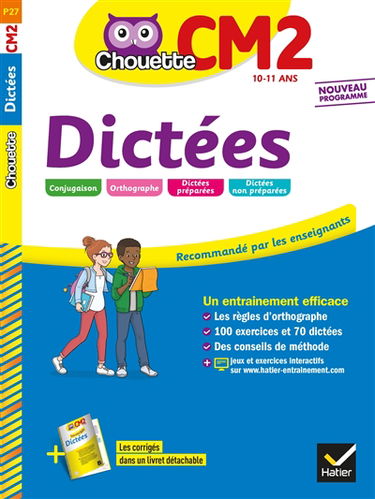 Dictées CM2, 10-11 ans : nouveau programme