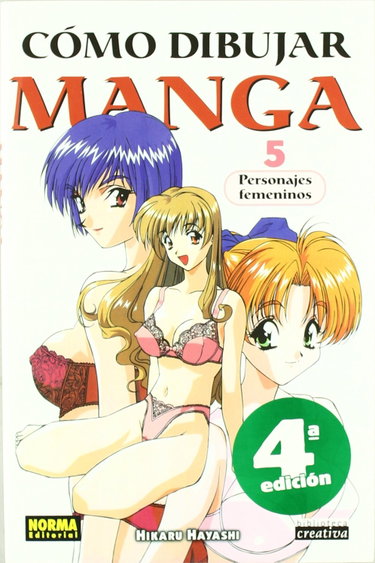 Couverture de Como dibujar manga 5 Personajes femeninos / How to Draw Manga 5 Female Characters