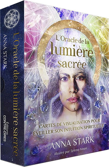 Couverture de L'oracle de la lumière sacrée : cartes de visualisation pour éveiller son intuition spirituelle