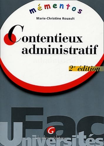 Mémento Contentieux administratif