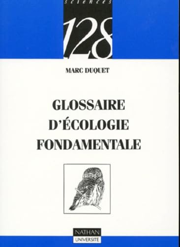 Glossaire d'écologie fondamentale