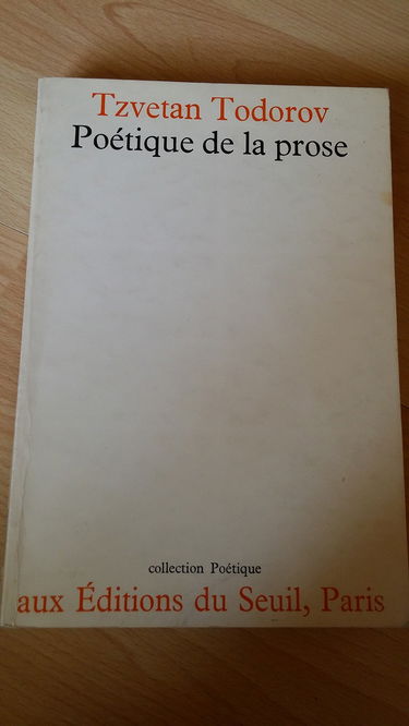 Poetique de la prose