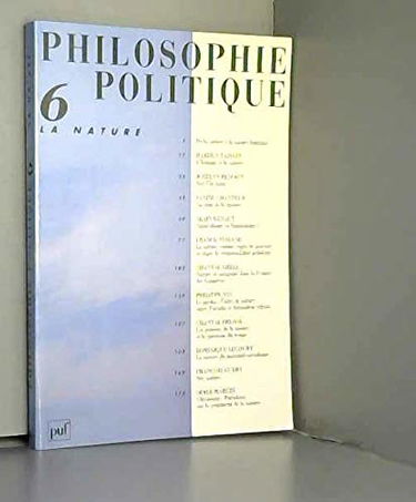 Philosophie Politique Nø6 La Nature