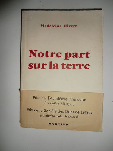 Notre part sur la terre