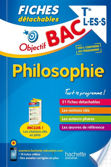 Philosophie terminale L-ES-S : 51 fiches détachables