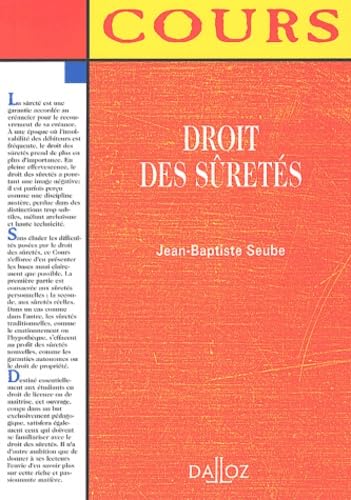Droit des sûretés