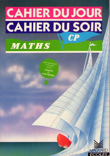 Cahier cour préparatoire maths: jour et soir