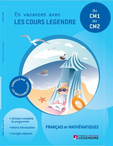 Cahier de vacances, du CM1 au CM2
